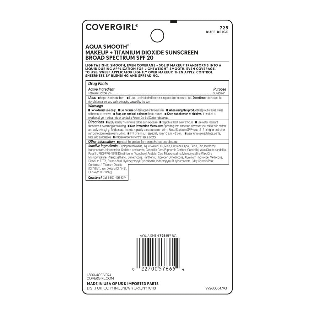 Aquasmooth Compact Foundation - US 5051