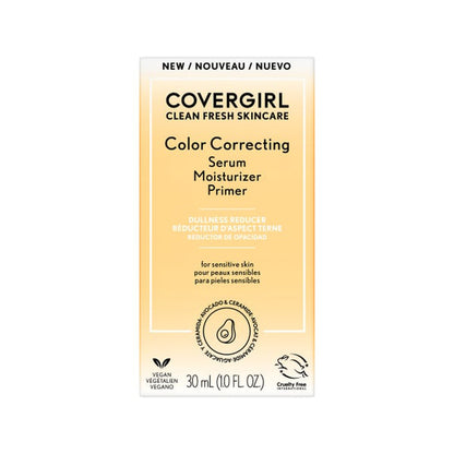Clean Fresh Skincare Color Correcting Serum Moisturizer Primer - US 5411