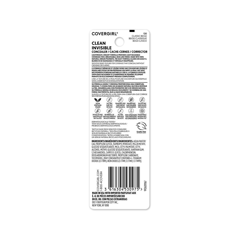 Clean Invisible Concealer - US 1071