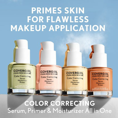 Clean Fresh Skincare Color Correcting Serum Moisturizer Primer - US 5181
