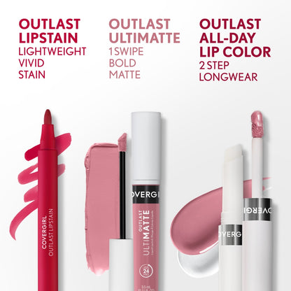 Outlast All-Day Lip Color With Topcoat - US 8844